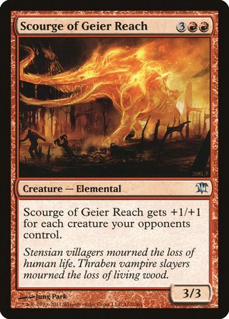 Scourge of Geier Reach [Innistrad] | Good Games Cannington