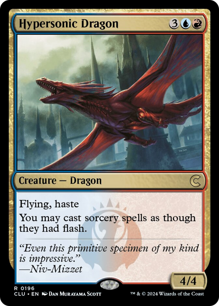 Hypersonic Dragon [Ravnica: Clue Edition] | Good Games Cannington