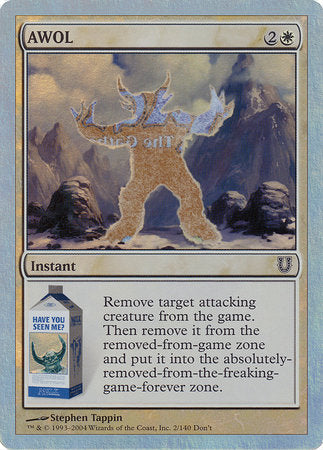 AWOL (Alternate Foil) [Unhinged] | Good Games Cannington