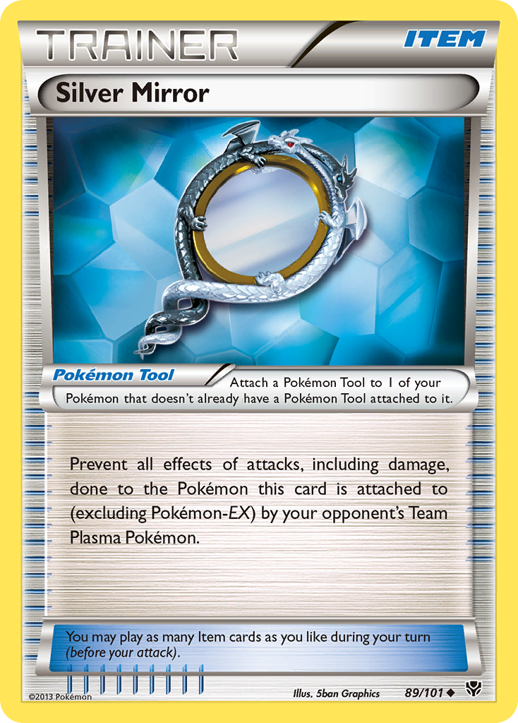 Silver Mirror (89/101) [Black & White: Plasma Blast] | Good Games Cannington