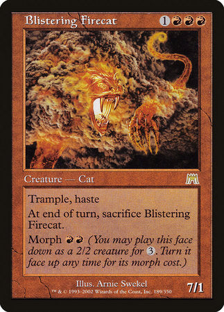Blistering Firecat [Onslaught] | Good Games Cannington