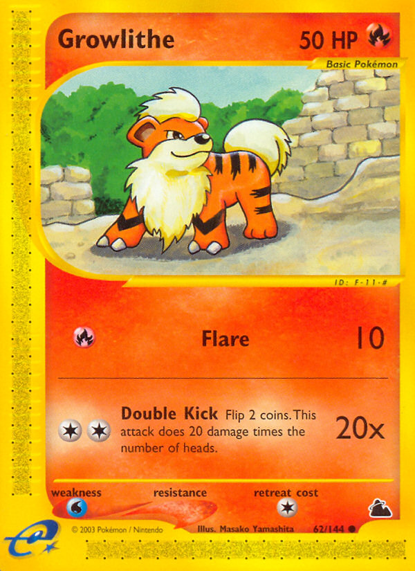 Growlithe (62/144) [Skyridge] | Good Games Cannington