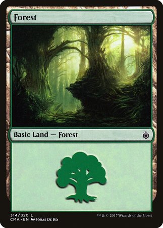 Forest (314) [Commander Anthology] | Good Games Cannington