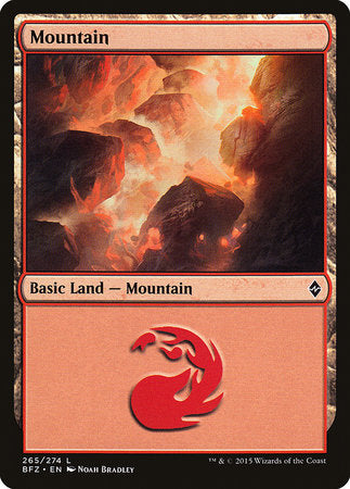 Mountain (265) [Battle for Zendikar] | Good Games Cannington