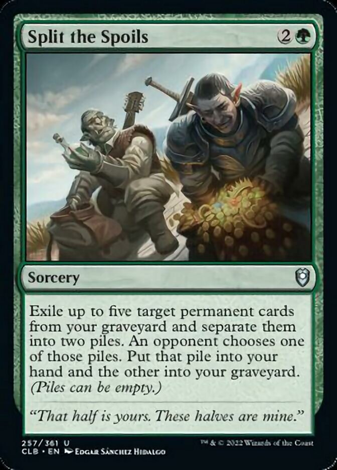 Split the Spoils [Commander Legends: Battle for Baldur's Gate] | Good Games Cannington