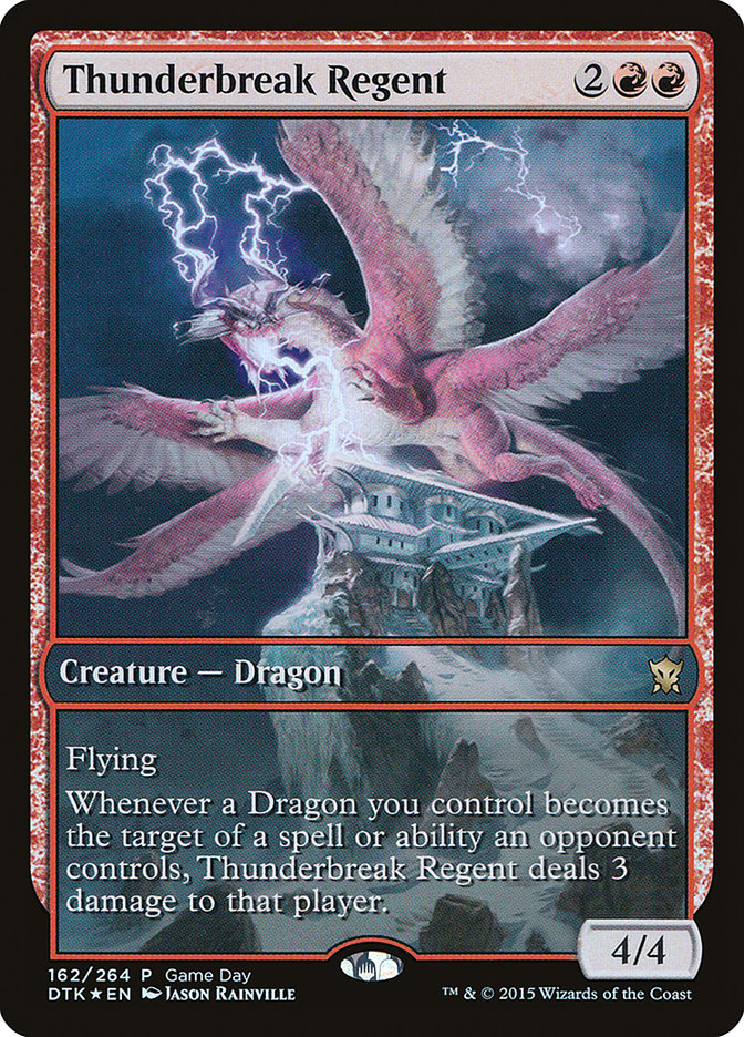 Thunderbreak Regent (Game Day) [Dragons of Tarkir Promos] | Good Games Cannington
