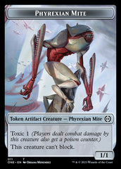 Phyrexian Mite (011) // Phyrexian Germ Double-Sided Token [Phyrexia: All Will Be One Commander Tokens] | Good Games Cannington