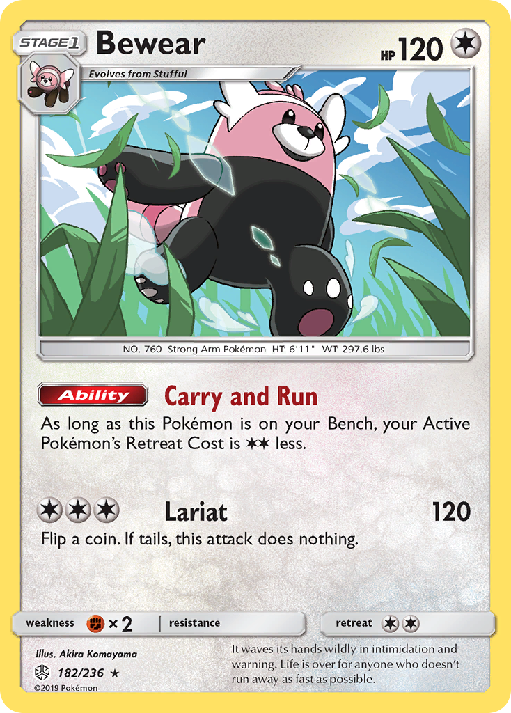 Bewear (182/236) [Sun & Moon: Cosmic Eclipse] | Good Games Cannington