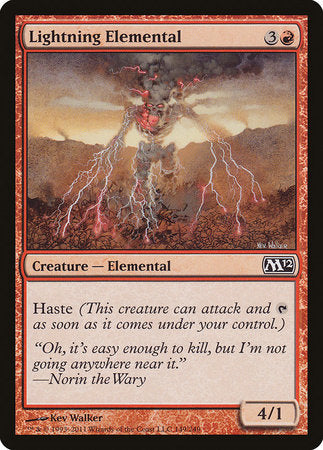Lightning Elemental [Magic 2012] | Good Games Cannington