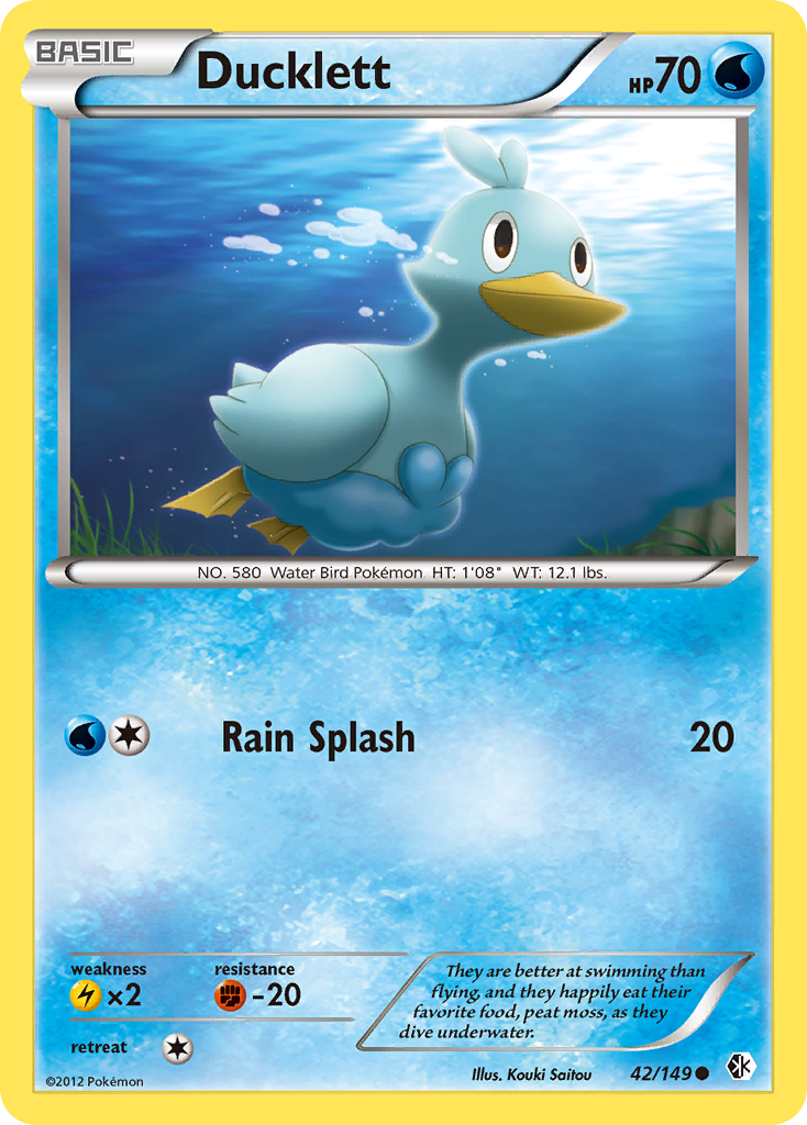 Ducklett (42/149) [Black & White: Boundaries Crossed] | Good Games Cannington