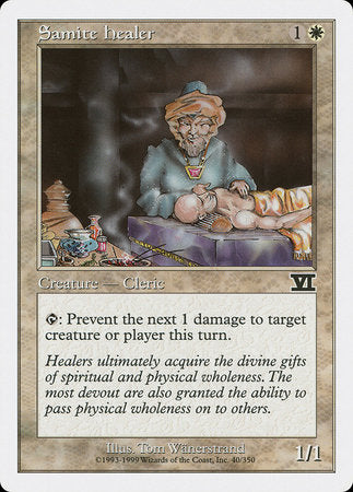 Samite Healer [Classic Sixth Edition] | Good Games Cannington