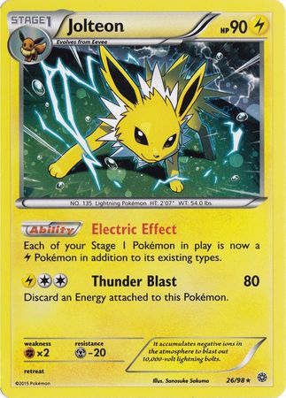 Jolteon (26/98) (Cosmos Holo) [XY: Ancient Origins] | Good Games Cannington