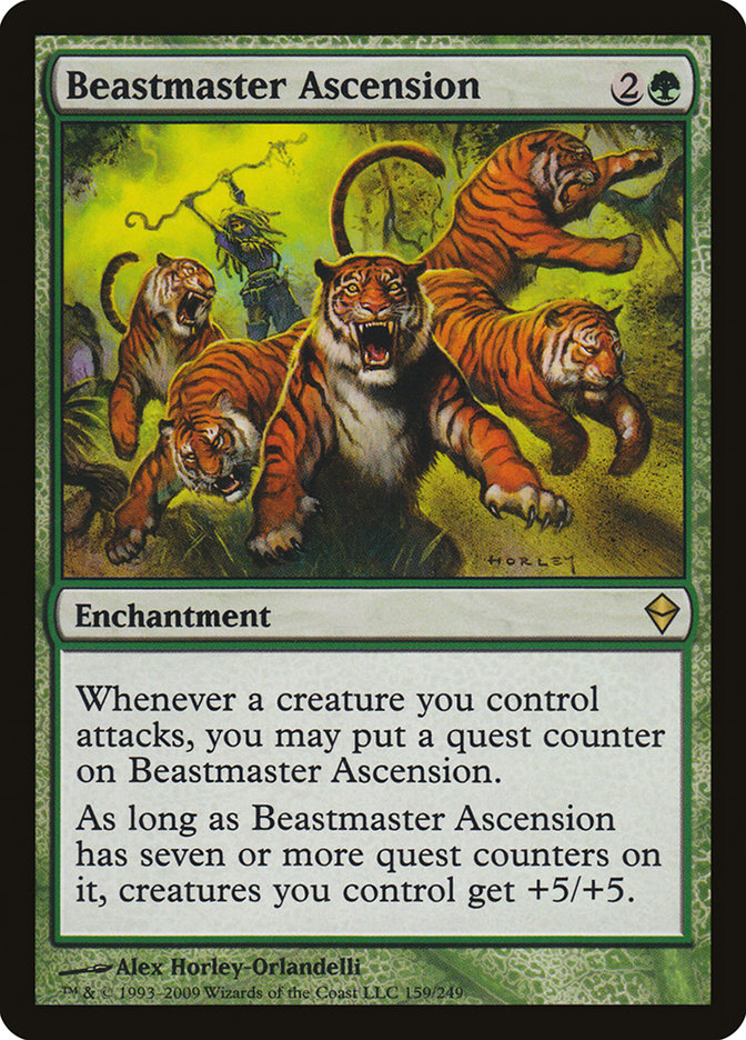 Beastmaster Ascension [Zendikar] | Good Games Cannington