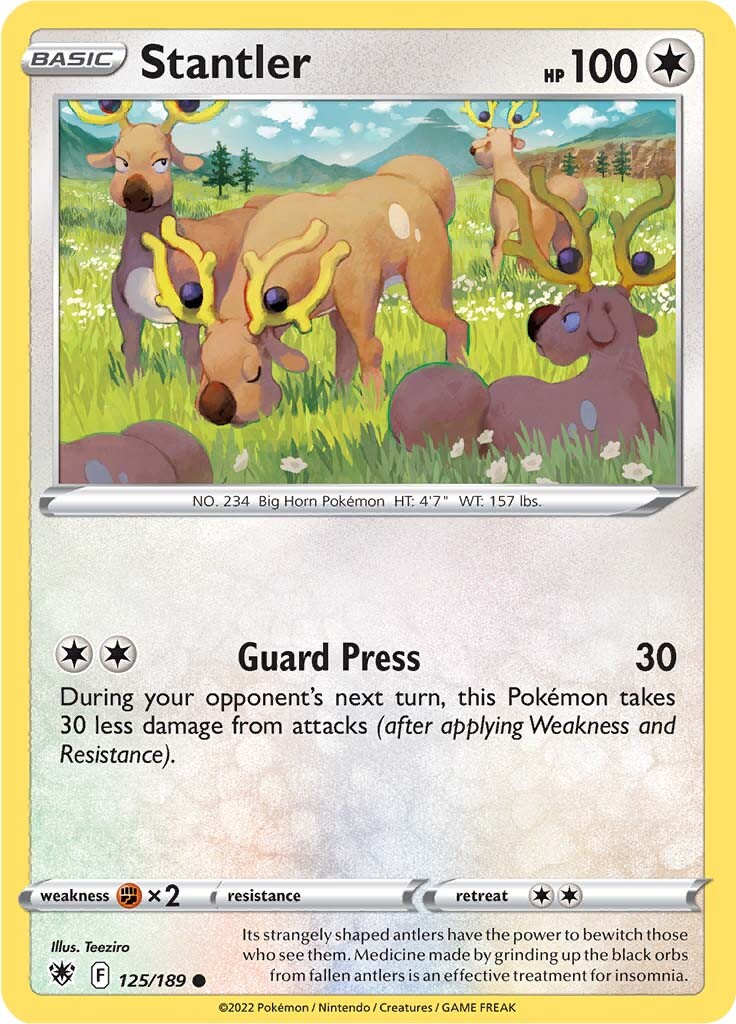 Stantler (125/189) [Sword & Shield: Astral Radiance] | Good Games Cannington