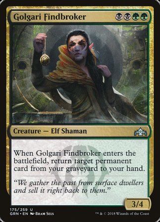 Golgari Findbroker [Guilds of Ravnica] | Good Games Cannington