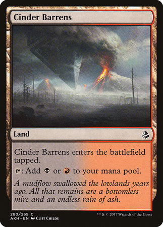 Cinder Barrens [Amonkhet] | Good Games Cannington