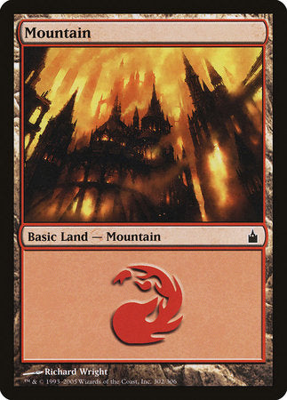 Mountain (302) [Ravnica: City of Guilds] | Good Games Cannington