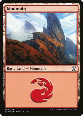 Mountain (76) [Duel Decks: Elves vs. Inventors] | Good Games Cannington