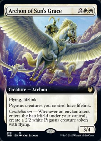 Archon of Sun's Grace (Extended Art) [Theros Beyond Death] | Good Games Cannington