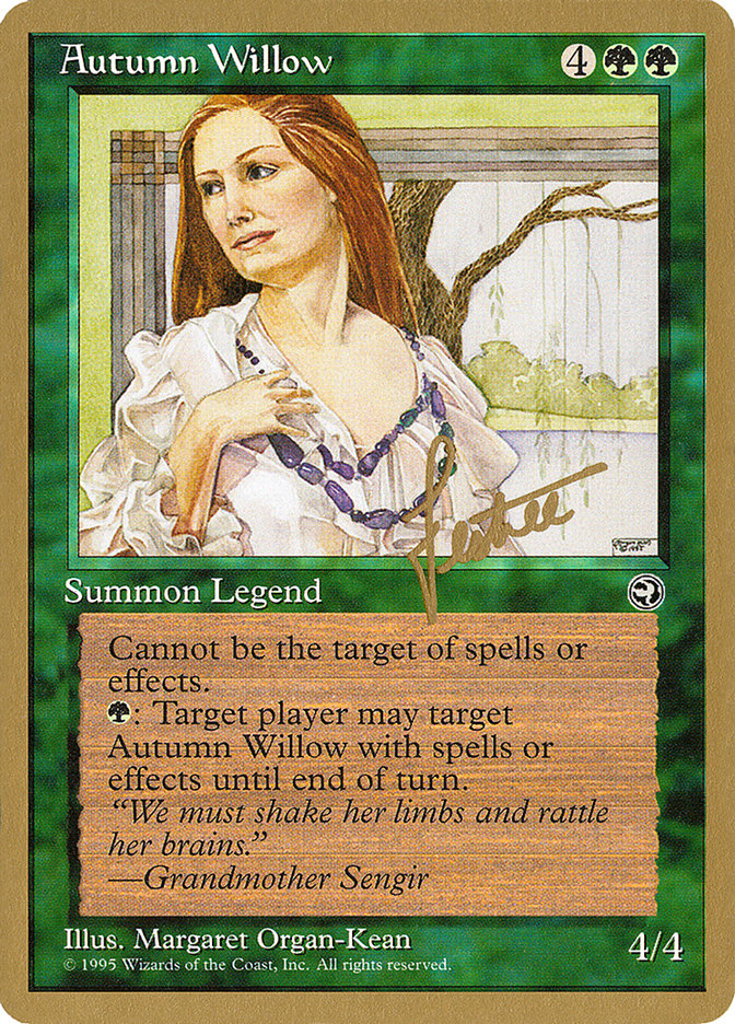 Autumn Willow (Bertrand Lestree) [Pro Tour Collector Set] | Good Games Cannington
