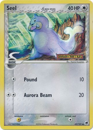 Seel (62/101) (Delta Species) (Stamped) [EX: Dragon Frontiers] | Good Games Cannington