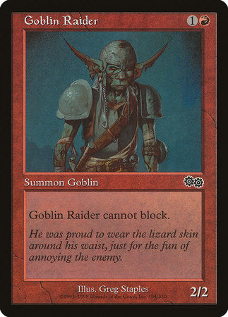 Goblin Raider [Urza's Saga] | Good Games Cannington