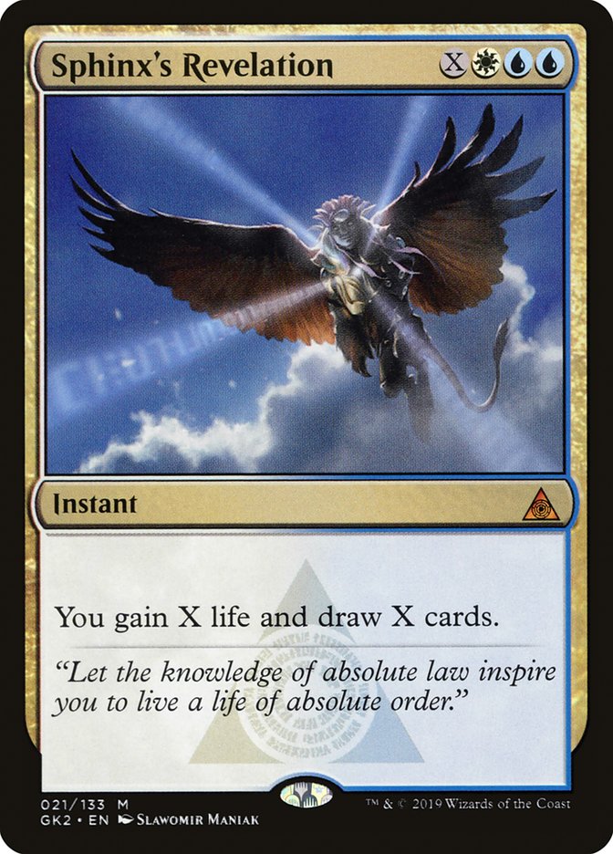 Sphinx's Revelation [Ravnica Allegiance Guild Kit] | Good Games Cannington