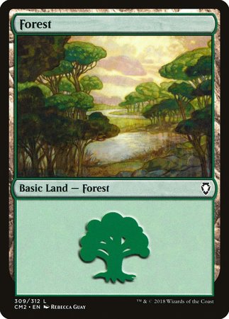 Forest (309) [Commander Anthology Volume II] | Good Games Cannington