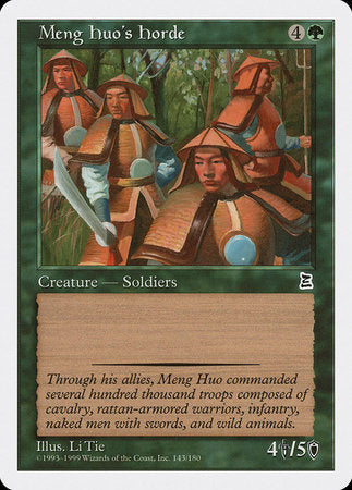 Meng Huo's Horde [Portal Three Kingdoms] | Good Games Cannington