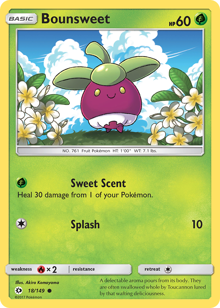Bounsweet (18/149) [Sun & Moon: Base Set] | Good Games Cannington