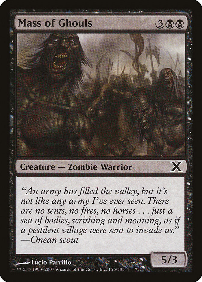 Mass of Ghouls [Tenth Edition] | Good Games Cannington