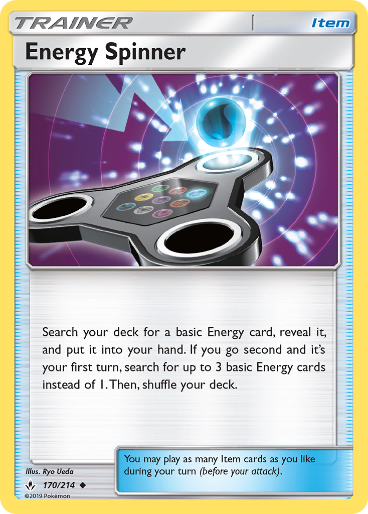 Energy Spinner (170/214) [Sun & Moon: Unbroken Bonds] | Good Games Cannington