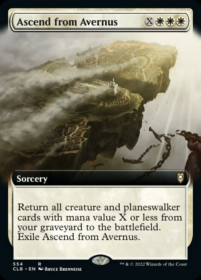 Ascend from Avernus (Extended Art) [Commander Legends: Battle for Baldur's Gate] | Good Games Cannington