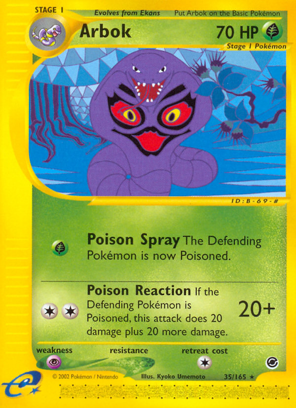 Arbok (35/165) [Expedition: Base Set] | Good Games Cannington