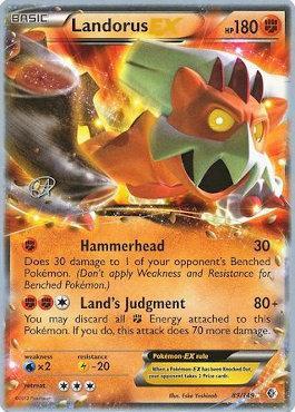 Landorus EX (89/149) (The Flying Hammer - Rowan Stavenow) [World Championships 2015] | Good Games Cannington