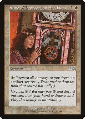 Rune of Protection: Artifacts [Urza's Saga] | Good Games Cannington