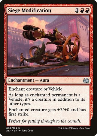 Siege Modification [Aether Revolt] | Good Games Cannington