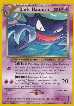 Dark Haunter (36/105) [Neo Destiny Unlimited] | Good Games Cannington