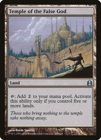 Temple of the False God [Commander 2011] | Good Games Cannington