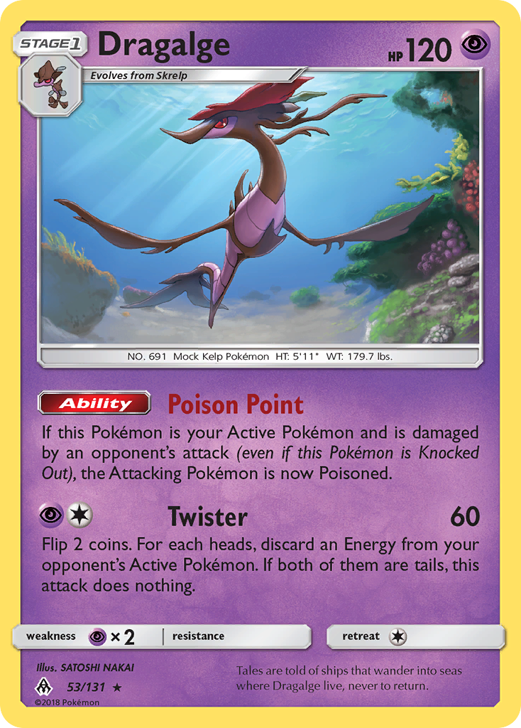 Dragalge (53/131) [Sun & Moon: Forbidden Light] | Good Games Cannington