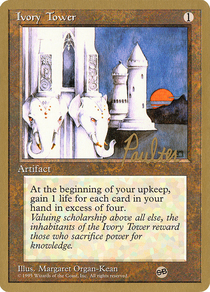 Ivory Tower (Preston Poulter) (SB) [Pro Tour Collector Set] | Good Games Cannington