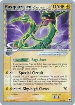 Rayquaza ex (97/101) (Delta Species) (Legendary Ascent - Tom Roos) [World Championships 2007] | Good Games Cannington