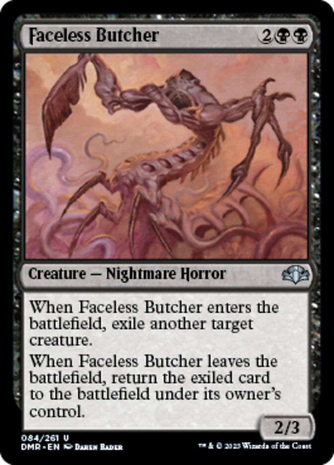 Faceless Butcher [Dominaria Remastered] | Good Games Cannington