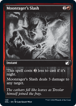 Moonrager's Slash [Innistrad: Double Feature] | Good Games Cannington