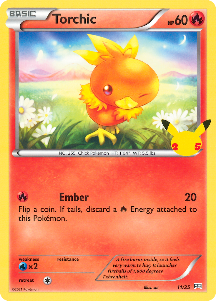 Torchic (11/25) [McDonald's 25th Anniversary] | Good Games Cannington