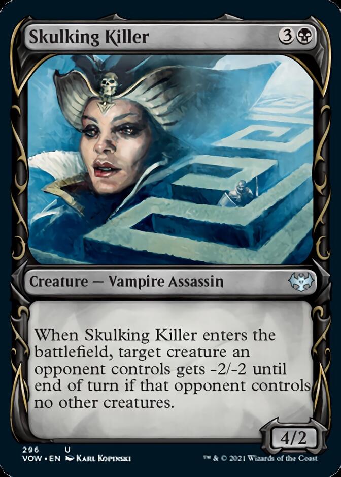 Skulking Killer (Showcase Fang Frame) [Innistrad: Crimson Vow] | Good Games Cannington