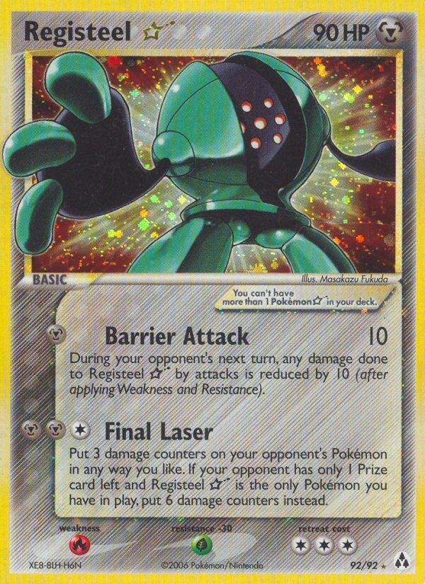 Registeel Star (92/92) [EX: Legend Maker] | Good Games Cannington