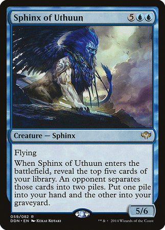 Sphinx of Uthuun [Duel Decks: Speed vs. Cunning] | Good Games Cannington