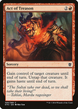 Act of Treason [Khans of Tarkir] | Good Games Cannington