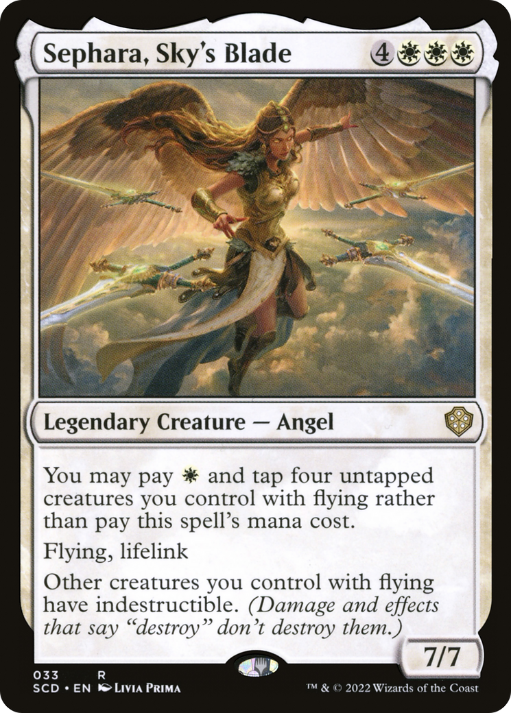Sephara, Sky's Blade [Starter Commander Decks] | Good Games Cannington